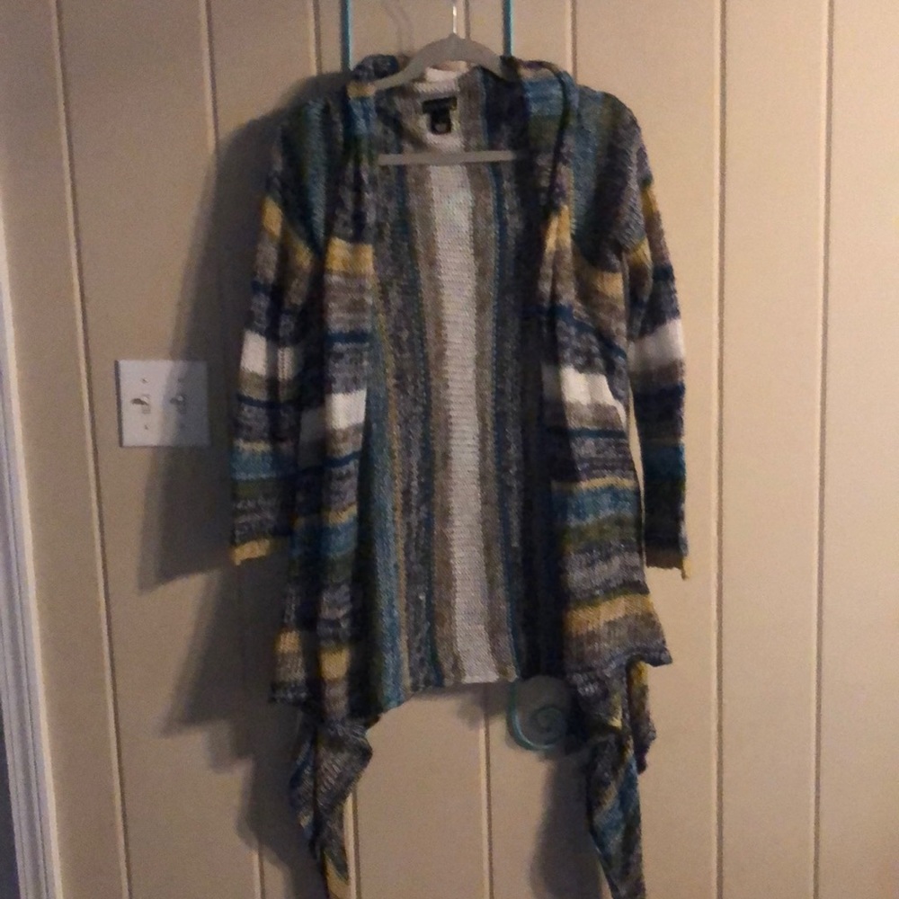 Multi Color Blue Sweater